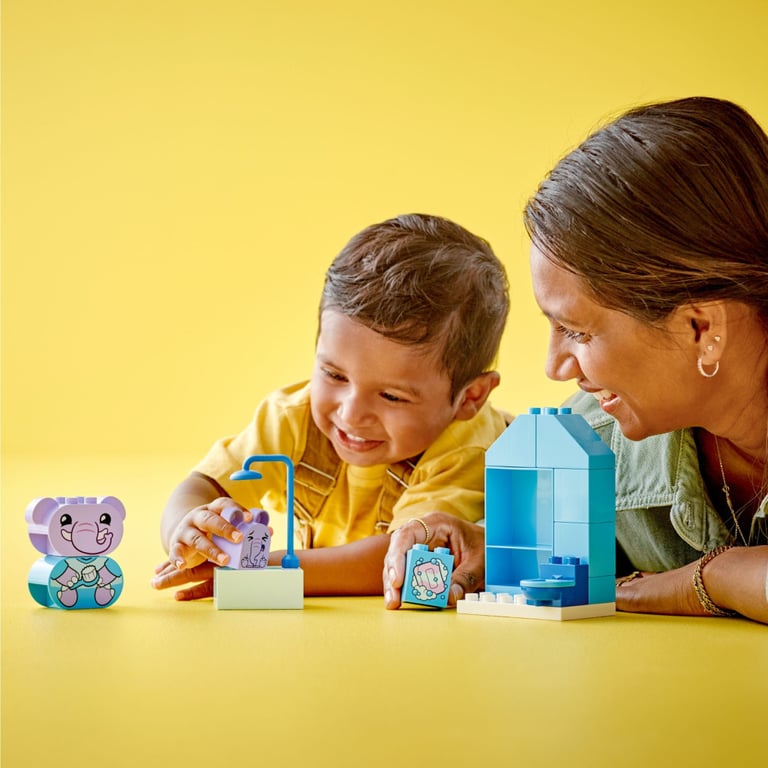 Конструктор LEGO DUPLO My First Повсякденні процедури: Час приймати ванну 15 деталей (10413) - фото 6