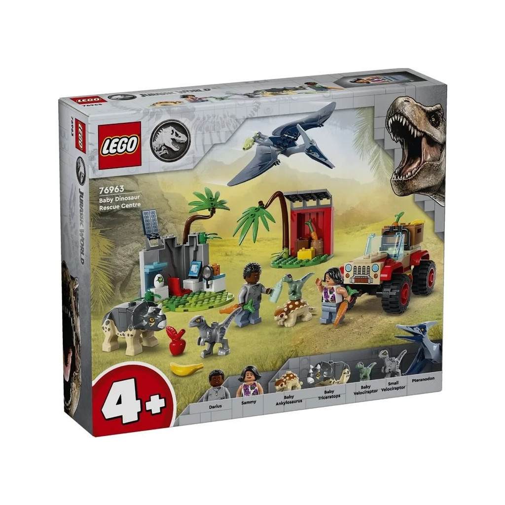 Конструктор LEGO Jurassic World Центр порятунку малюків динозаврів (76963) - головне фото
