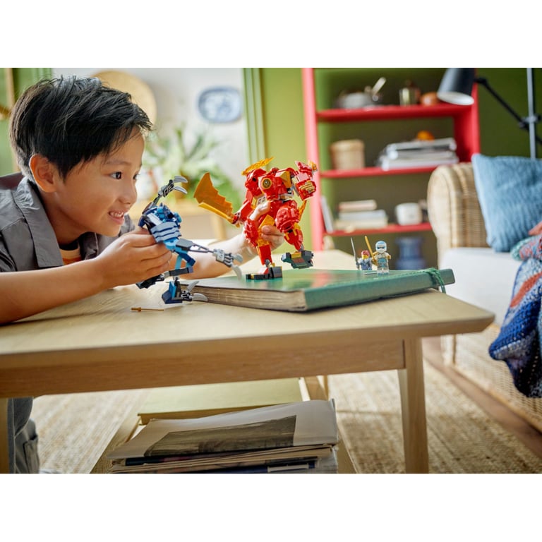 Конструктор LEGO NINJAGO Робот вогняної стихії Кая 322 деталей (71808) - фото 6