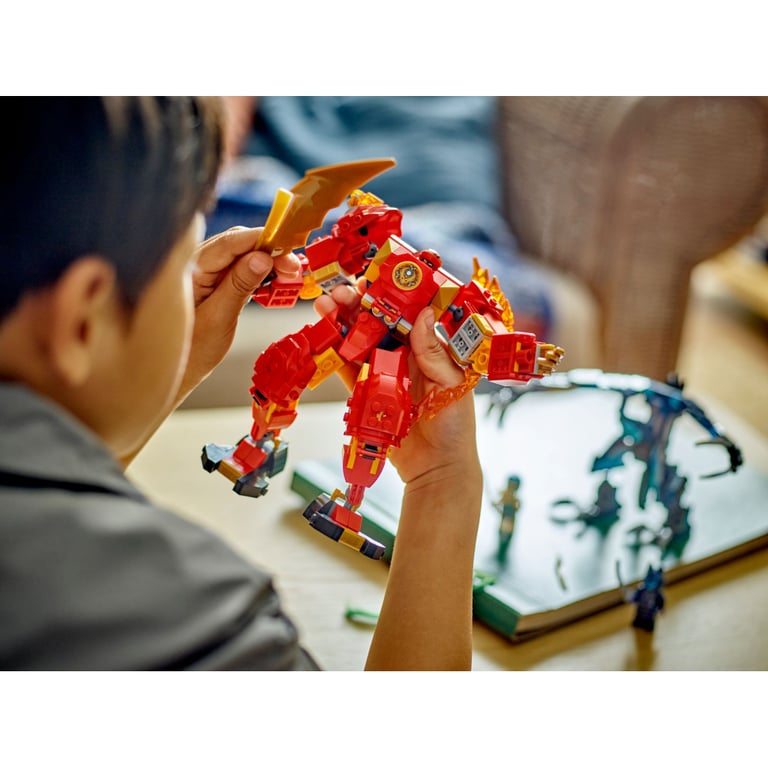 Конструктор LEGO NINJAGO Робот вогняної стихії Кая 322 деталей (71808) - фото 7