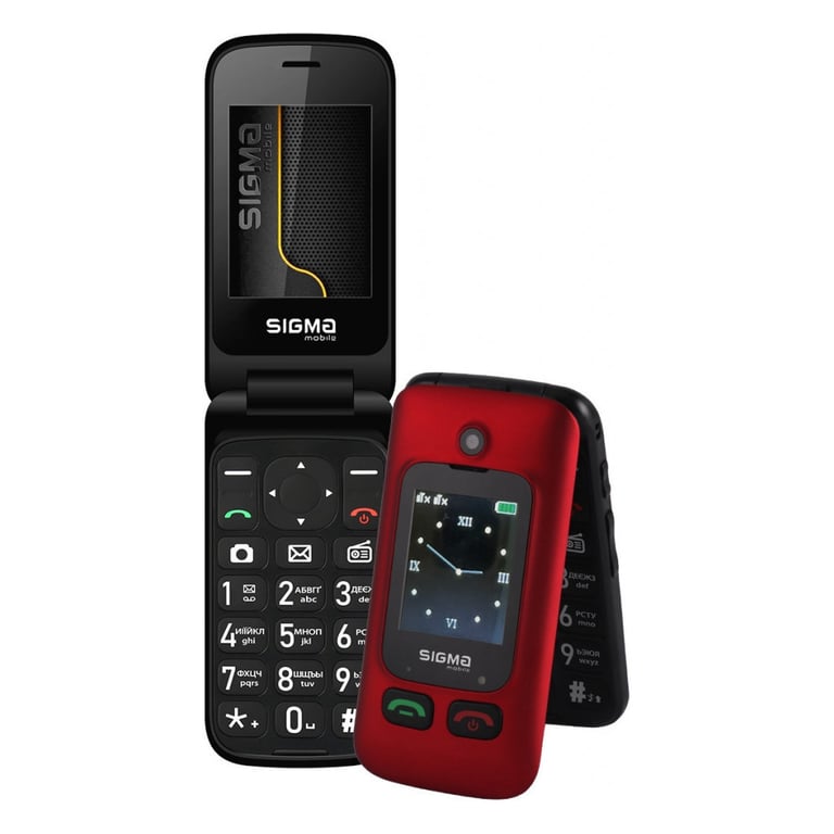 Мобільний телефон Sigma Comfort 50 Shell Duo Type-C Red Black (4827798212516) - фото 4