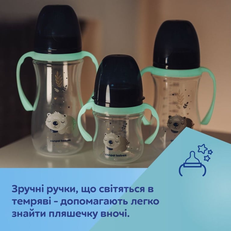 Пляшечка для годування Canpol babies Easystart Sleepy Koala 300 мл блакитна (35/238_blu) - фото 4