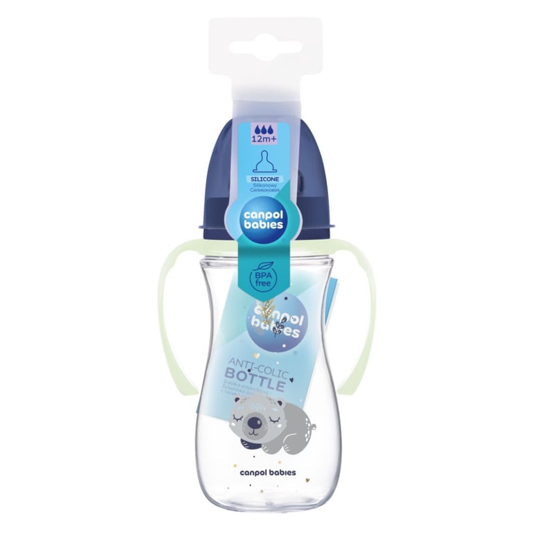 Пляшечка для годування Canpol babies Easystart Sleepy Koala 300 мл блакитна (35/238_blu) - фото 3