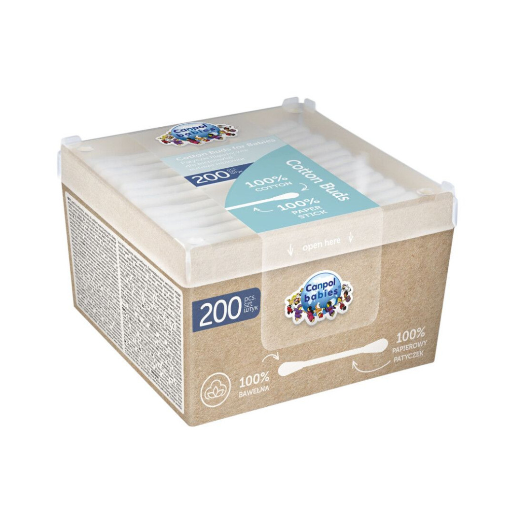 Ватні палички Canpol babies 200 шт. (3/116) - фото 1