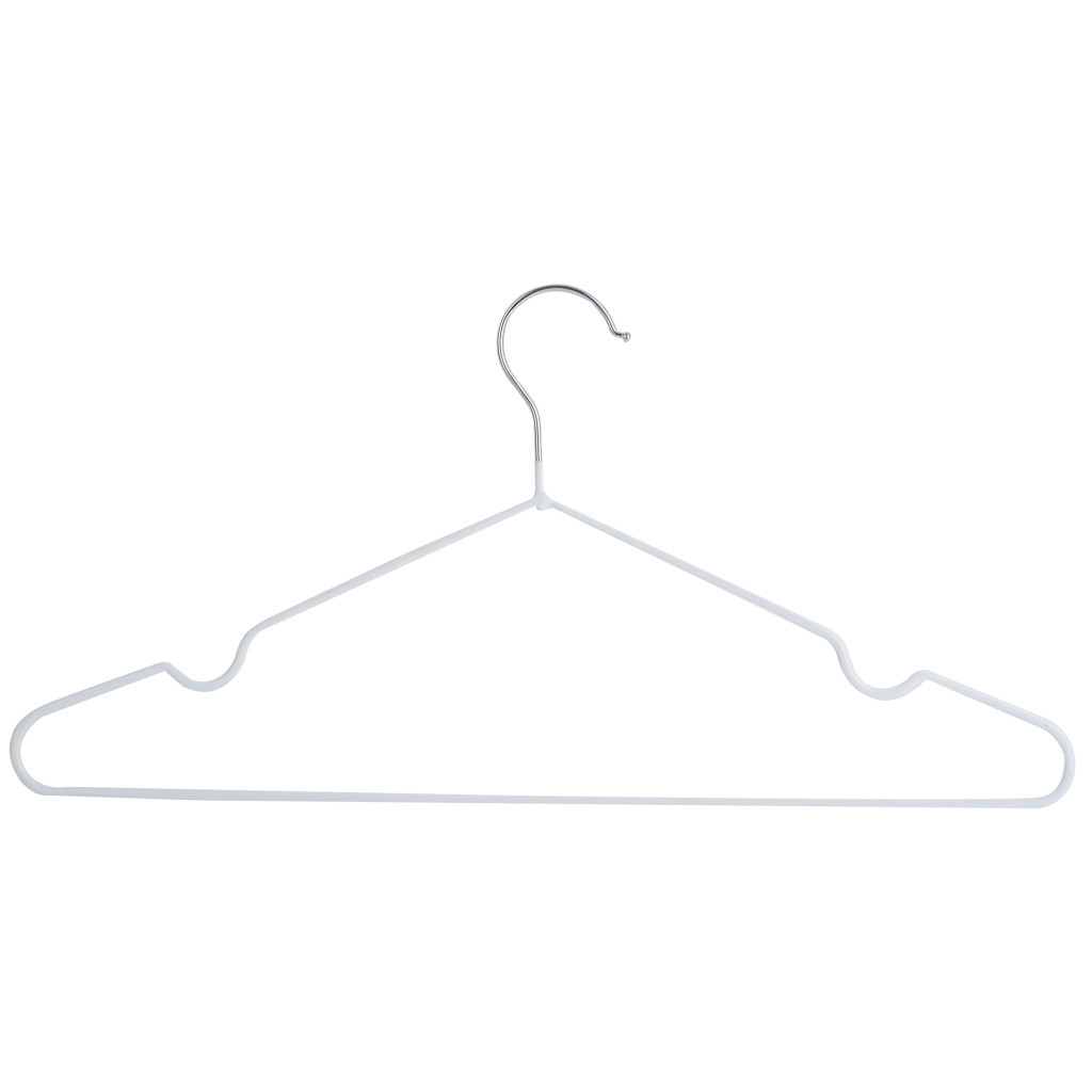 Плічка Idea Home Металеві в силіконі Білі 40.5 х 21 х 0.3 см 8 шт. (6722133) - фото 2 Плічка Idea Home Металеві в силіконі Білі 40.5 х 21 х 0.3 см 8 шт. (6722133) - фото 2