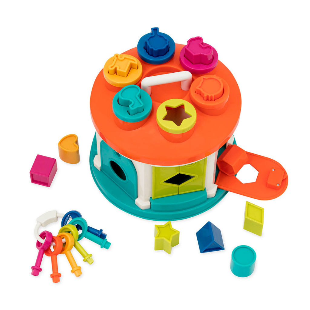 Розвиваюча іграшка Battat Lite сортер Розумний будиночок 12 форм (BT4580Z) - фото 2 Розвиваюча іграшка Battat Lite сортер Розумний будиночок 12 форм (BT4580Z) - фото 2