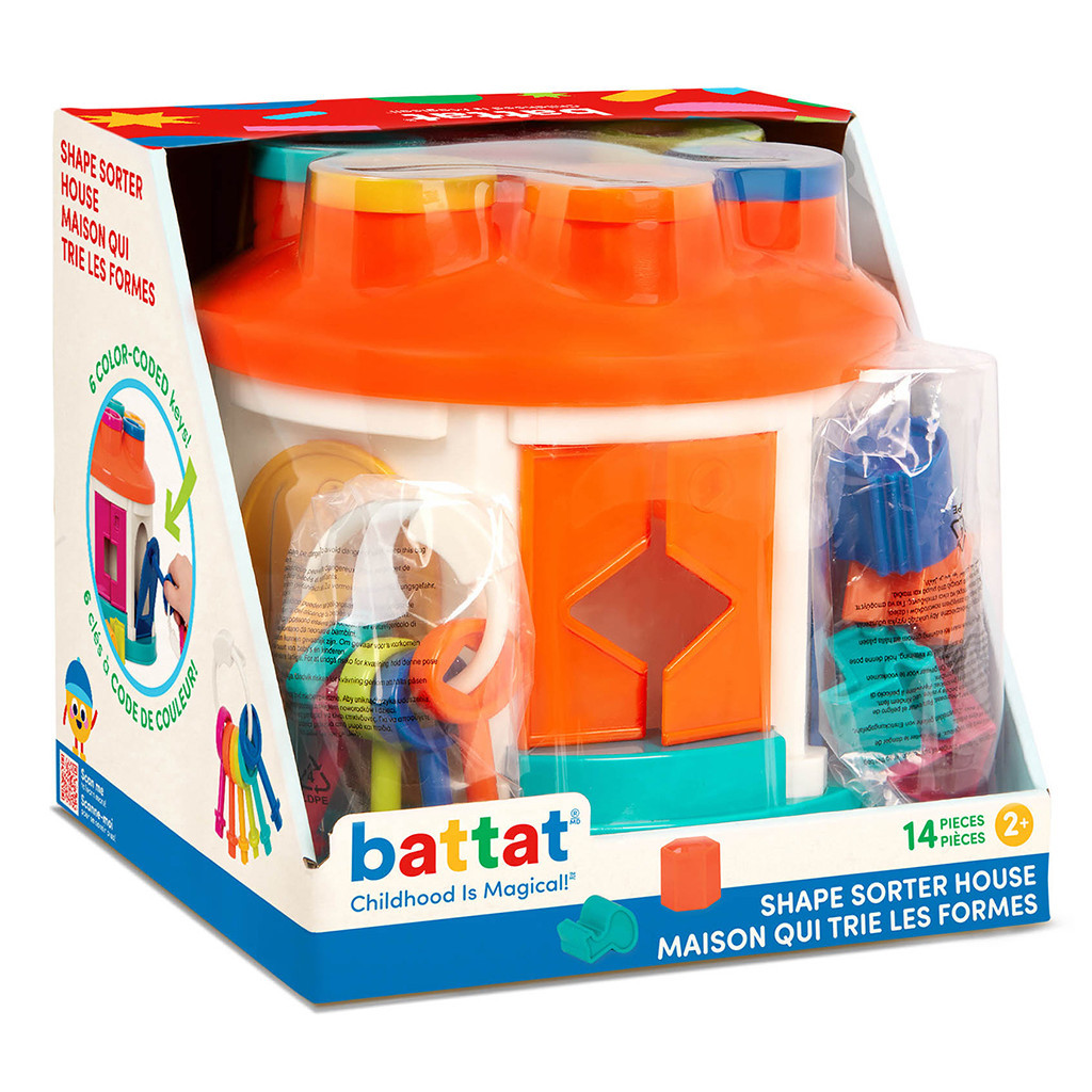 Розвиваюча іграшка Battat Lite сортер Розумний будиночок 12 форм (BT4580Z) - фото 7 Розвиваюча іграшка Battat Lite сортер Розумний будиночок 12 форм (BT4580Z) - фото 7