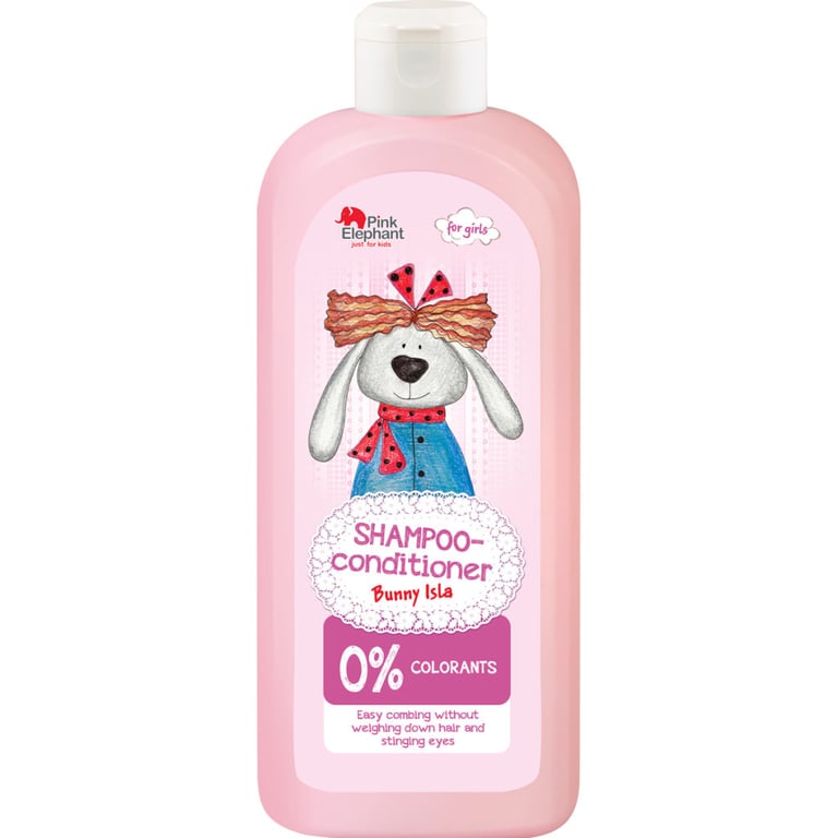 Дитячий шампунь Pink Elephant Bunny Isla 500 мл (8588006040944)