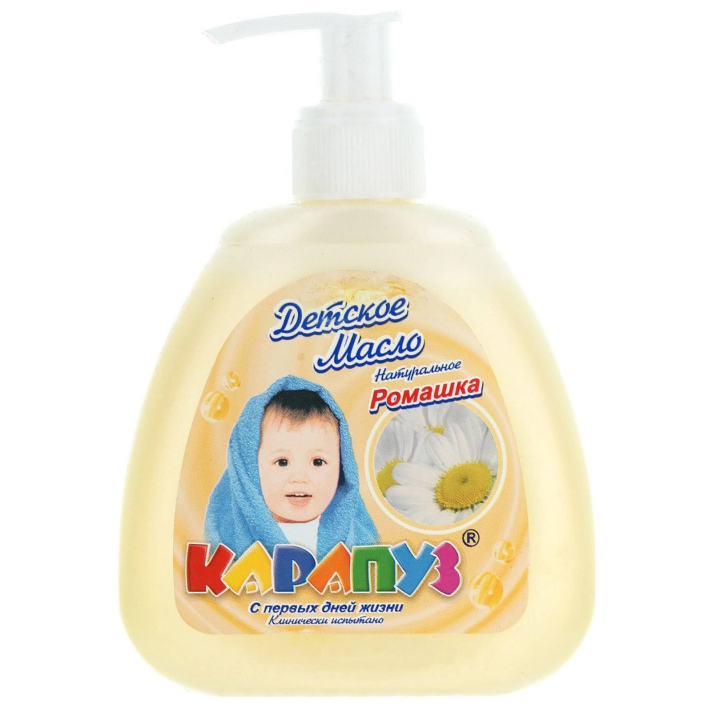 Дитяча олія Карапуз ромашка 190 мл (4820019620183) - фото 1 Дитяча олія Карапуз ромашка 190 мл (4820019620183) - фото 1