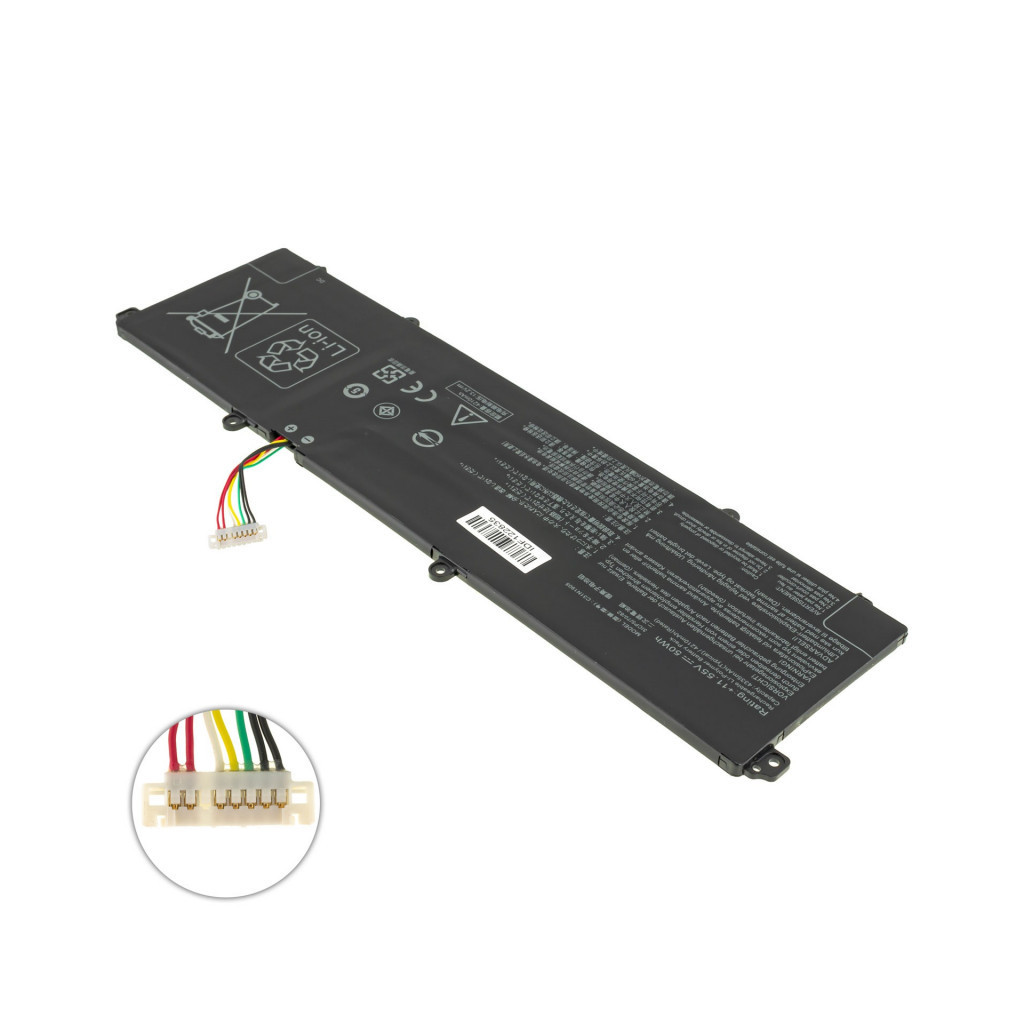 Акумулятор до ноутбука ASUS VivoBook S433FA C31N1905, 4335mAh (50Wh), 3cell, 11.55V, Li-Pol (A47703) - фото 2 Акумулятор до ноутбука ASUS VivoBook S433FA C31N1905, 4335mAh (50Wh), 3cell, 11.55V, Li-Pol (A47703) - фото 2