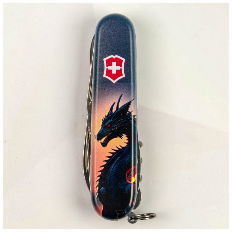 Ніж Victorinox Climber Zodiac Дракон в променях сонця (1.3703.3_Z3270p) - фото 10