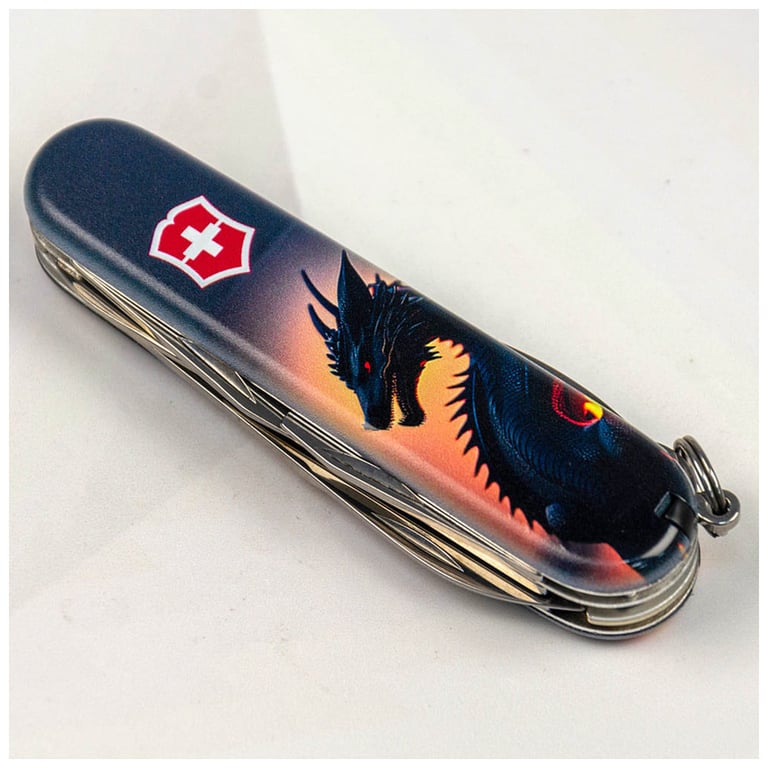 Ніж Victorinox Climber Zodiac Дракон в променях сонця (1.3703.3_Z3270p) - фото 2