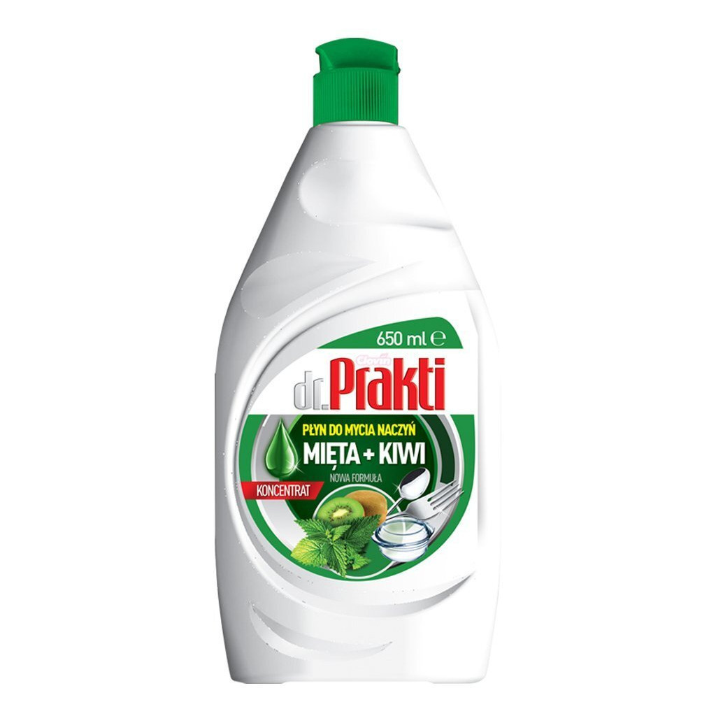 Засіб для ручного миття посуду Dr. Prakti Mieta + Kiwi 650 мл (5903855502673) Засіб для ручного миття посуду Dr. Prakti Mieta + Kiwi 650 мл (5903855502673)