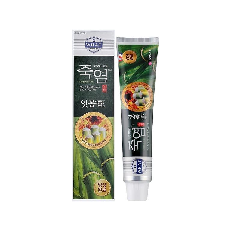 Зубна паста LG Bamboo Salt Toothpaste Gum Care 120 г (8801051060157) - фото 2