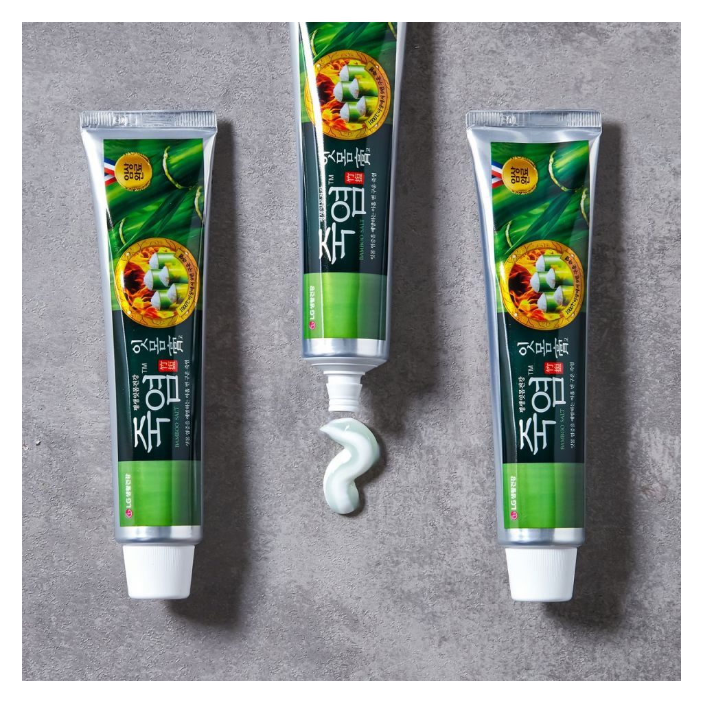 Зубна паста LG Bamboo Salt Toothpaste Gum Care 120 г (8801051060157) - фото 3 Зубна паста LG Bamboo Salt Toothpaste Gum Care 120 г (8801051060157) - фото 3