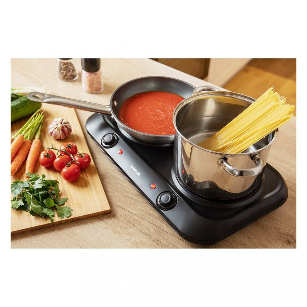 Настільна плита Sencor SCP2263BK - фото 2 Настільна плита Sencor SCP2263BK - фото 2