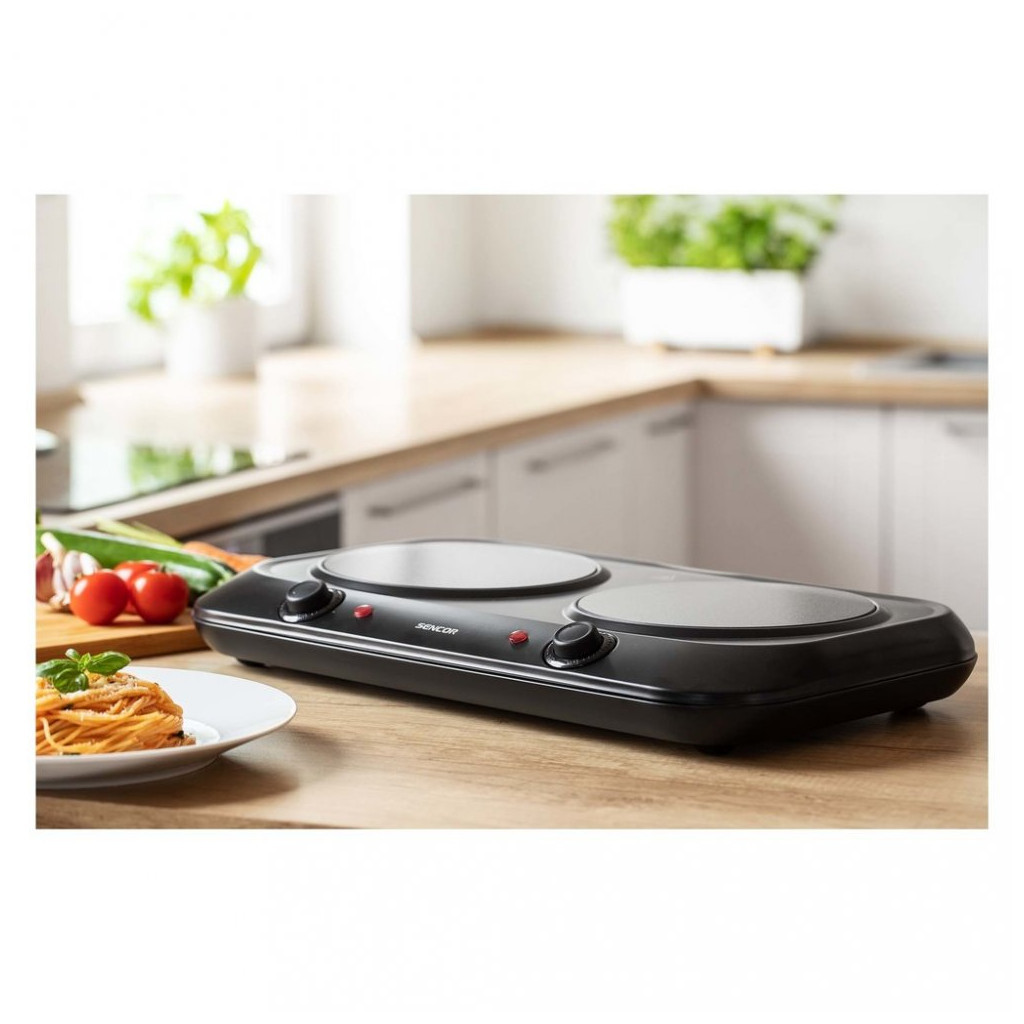 Настільна плита Sencor SCP2263BK - фото 3 Настільна плита Sencor SCP2263BK - фото 3