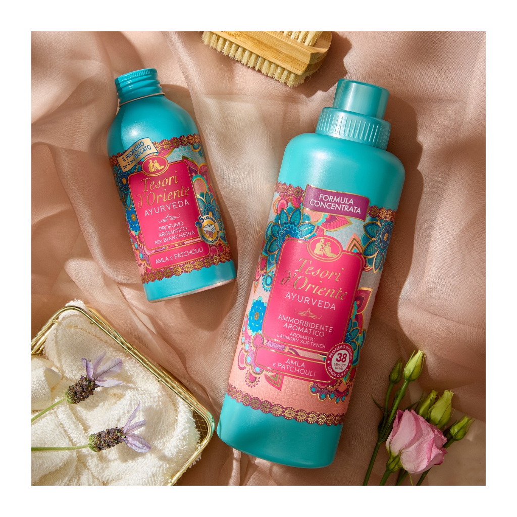 Кондиціонер для білизни Tesori d'Oriente Ароматичні парфуми для білизни Аюрведа 250 мл (8008970051970) - фото 2 Кондиціонер для білизни Tesori d'Oriente Ароматичні парфуми для білизни Аюрведа 250 мл (8008970051970) - фото 2