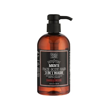 Гель для душу Dead Sea Collection Sandalwood чоловічий 3 в 1 для тіла, волосся й обличчя 500 мл (7290119481446) - фото 1