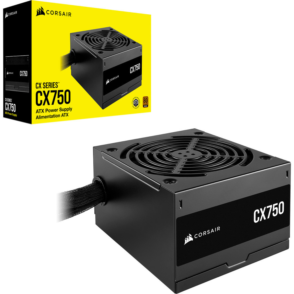Блок живлення Corsair 750W CX750 (CP-9020279-EU) - фото 7 Блок живлення Corsair 750W CX750 (CP-9020279-EU) - фото 7