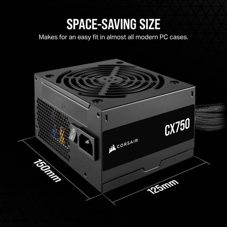 Блок живлення Corsair 750W CX750 (CP-9020279-EU) - фото 8