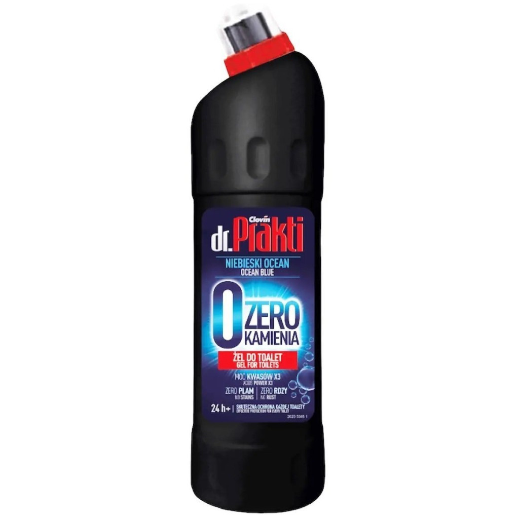 Рідина для чищення ванн Dr. Prakti Zero Kamienia Blue Ocean Від іржі для емальованих поверхонь 750 мл (5900308779538) Рідина для чищення ванн Dr. Prakti Zero Kamienia Blue Ocean Від іржі для емальованих поверхонь 750 мл (5900308779538)
