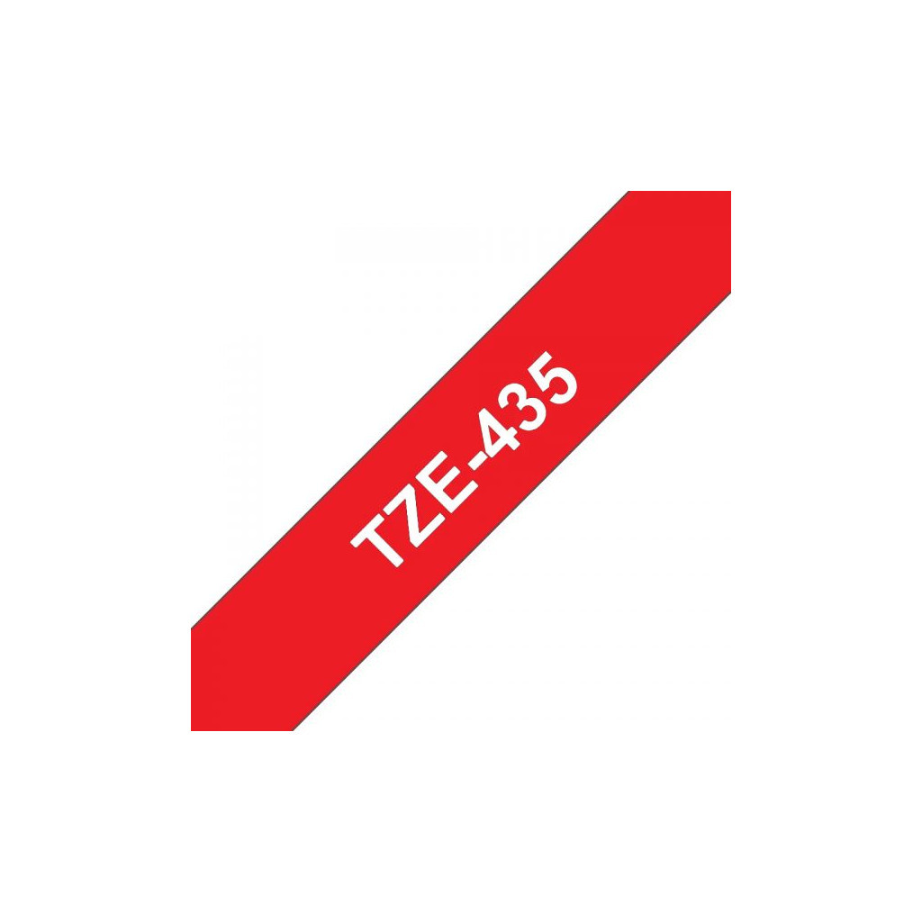 Стрічка для принтера етикеток UKRMARK B-T435P, ламінована, 12мм х 8м, white on red, аналог TZe435 (900784) - фото 3 Стрічка для принтера етикеток UKRMARK B-T435P, ламінована, 12мм х 8м, white on red, аналог TZe435 (900784) - фото 3