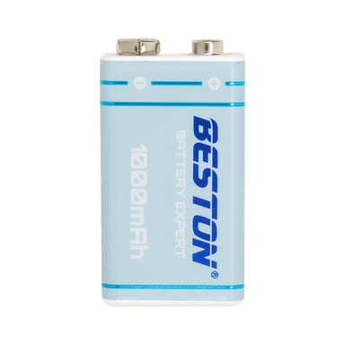 Акумулятор Крона 9V USB Type-C 1000mah Li-ion Beston (9VC-10VC/AA620289) - фото 1