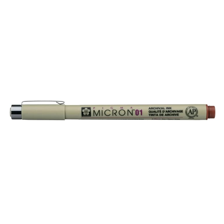 Лайнер Sakura Pigma Micron (0.1) 0,25 мм Коричневий (084511326309) - фото 1