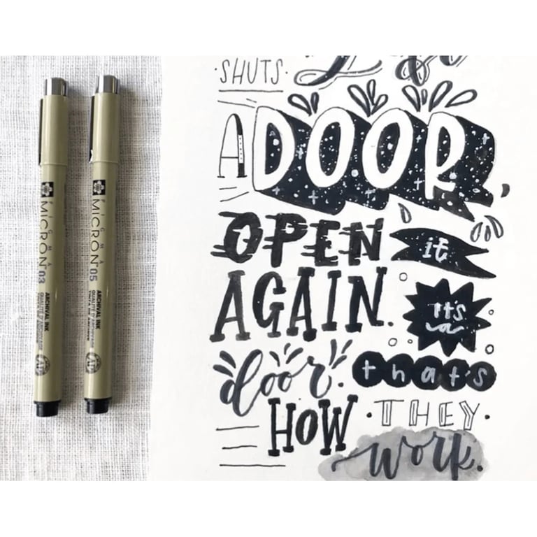 Лайнер Sakura Pigma Micron (0.2) 0,3 мм Чорний (084511318373) - фото 4