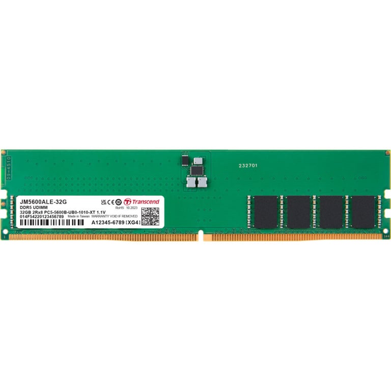 Модуль пам’яті для комп’ютера DDR5 32GB 5600 MHz JetRam Transcend (JM5600ALE-32G) — фото 1