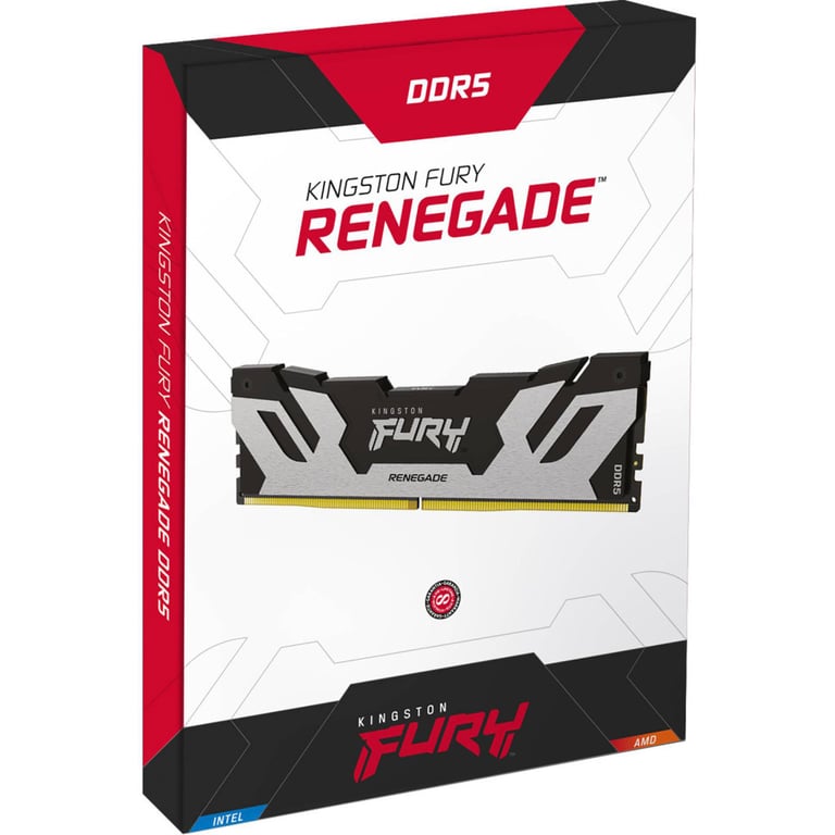 Модуль пам'яті для комп'ютера DDR5 16GB 6800 MHz Renegade Silver XPM Kingston Fury (ex.HyperX) (KF568C36RS-16) - фото 6