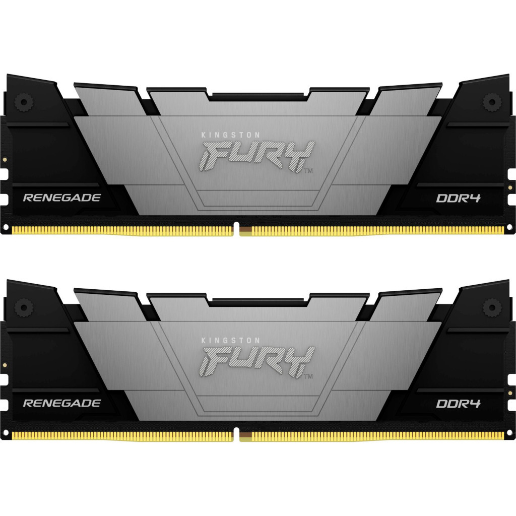 Модуль пам'яті для комп'ютера DDR4 16GB (2x8GB) 4266 MHz RenegadeBlack Kingston Fury (ex.HyperX) (KF442C19RB2K2/16) - фото 1