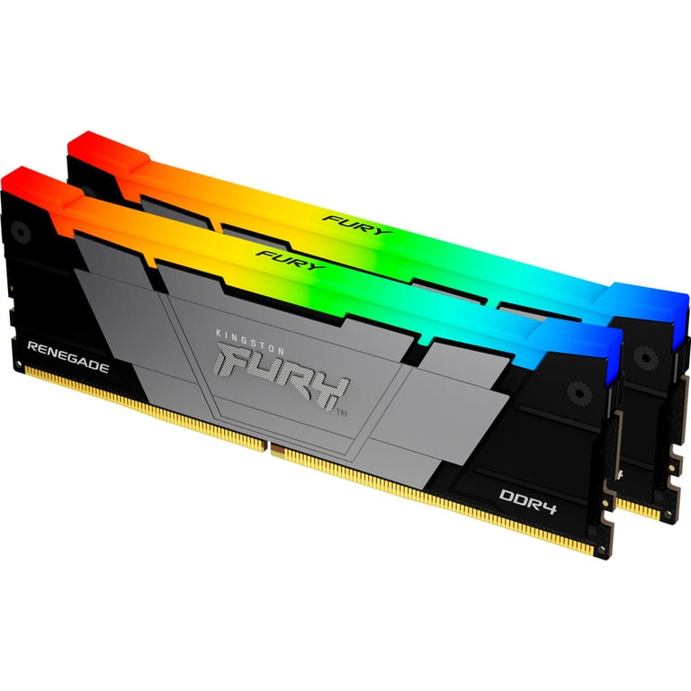 Модуль пам'яті для комп'ютера DDR4 32GB (2x16GB) 3200 MHz RenegadeRGB Kingston Fury (ex.HyperX) (KF432C16RB12AK2/32) - фото 2