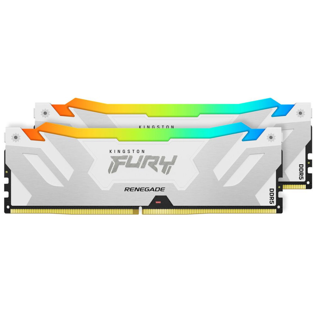 Модуль пам'яті для комп'ютера DDR5 64GB (2x32GB) 6400 MHz Renegade RGB White XMP Kingston Fury (ex.HyperX) (KF564C32RWAK2-64) - фото 4 Модуль пам'яті для комп'ютера DDR5 64GB (2x32GB) 6400 MHz Renegade RGB White XMP Kingston Fury (ex.HyperX) (KF564C32RWAK2-64) - фото 4