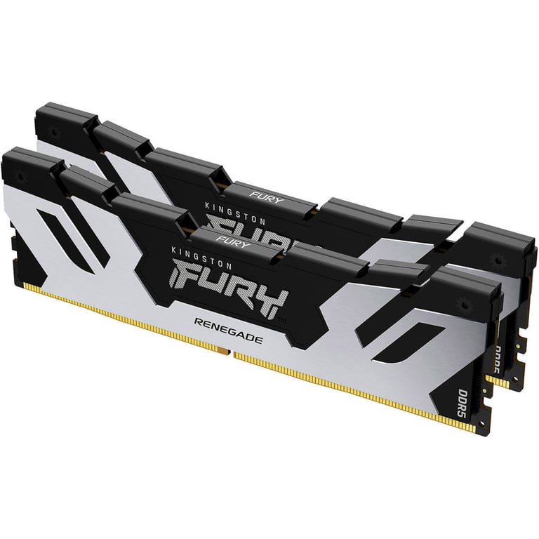 Модуль пам'яті для комп'ютера DDR5 64GB (2x32GB) 6400 MHz Renegade Silver XMP Kingston Fury (ex.HyperX) (KF564C32RSK2-64) - фото 2