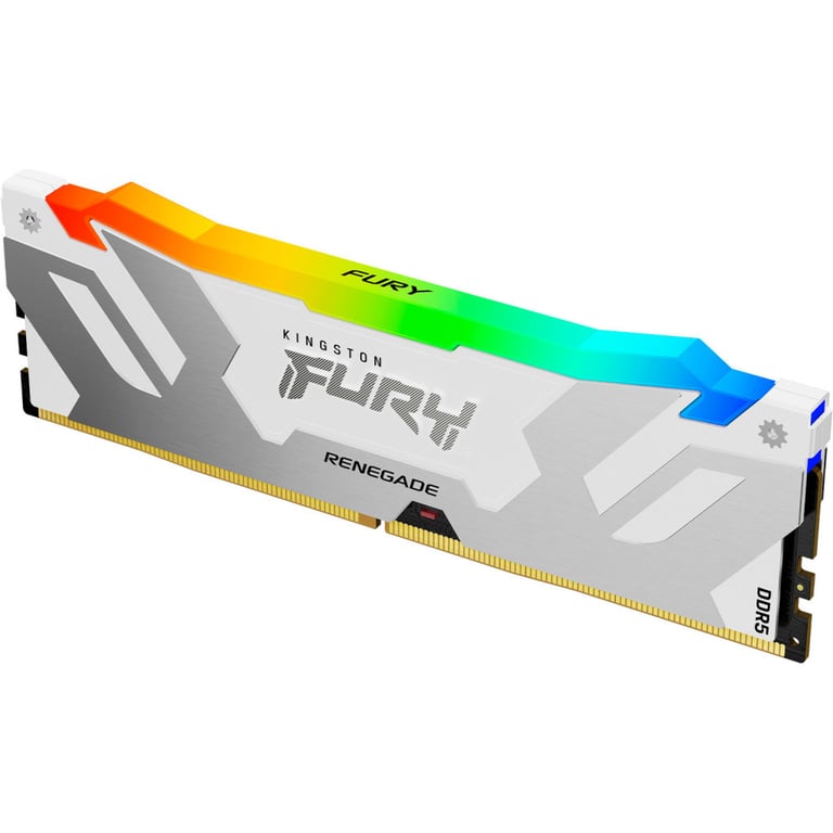 Модуль пам'яті для комп'ютера DDR5 16GB 7200 MHz Renegade RGB White XMP Kingston Fury (ex.HyperX) (KF572C38RWA-16) - фото 2