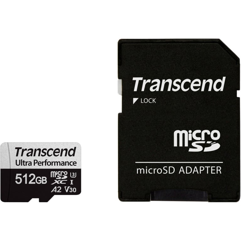 Карта пам’яті Transcend 512GB microSDXC class 10 UHS-I U3 A2 (TS512GUSD340S)