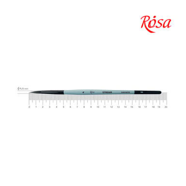 Пензлик для малювання Rosa Синтетика кругла, STREAM 132, № 4 (4823098517207) - фото 1