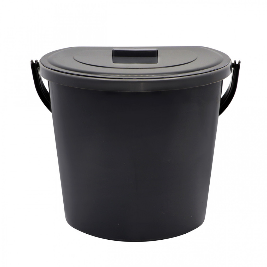 Відро господарське Горизонт Пристінне з кришкою Металік 11 л (гор-02033/металік) Відро господарське Горизонт Пристінне з кришкою Металік 11 л (гор-02033/металік)