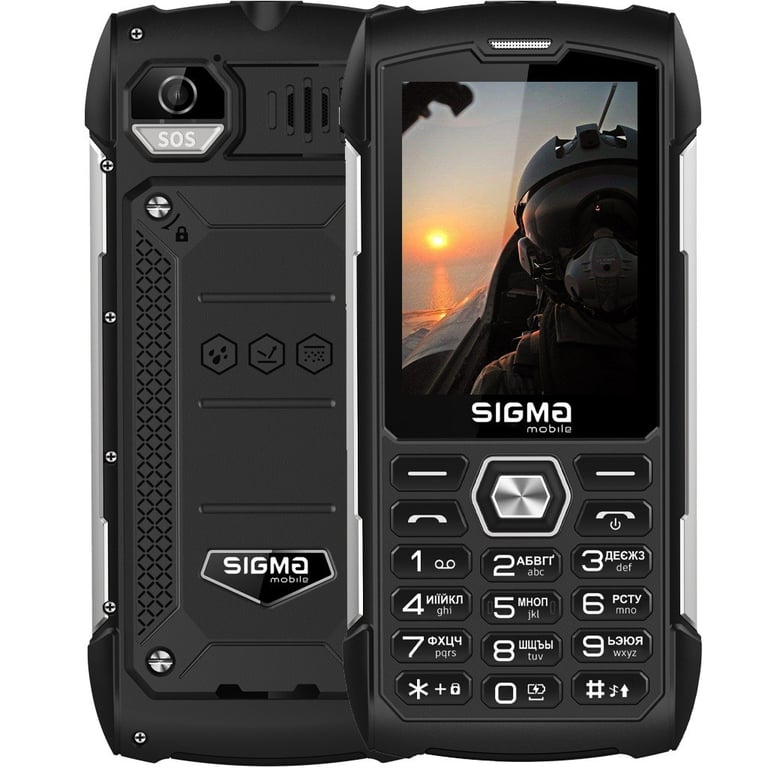 Мобільний телефон Sigma X-treme PK68 Black (4827798466711) — фото 1