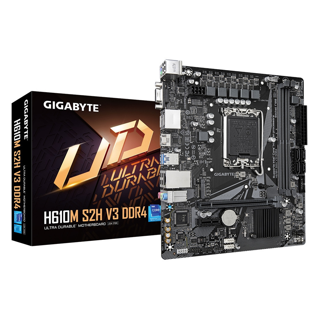 Материнська плата GIGABYTE H610M S2H V3 DDR4 - фото 5 Материнська плата GIGABYTE H610M S2H V3 DDR4 - фото 5