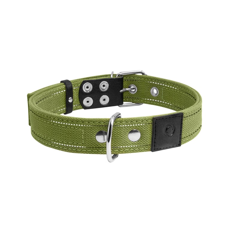 Нашийник для тварин Collar Брезент подвійний Ш 35 мм Д 51-63 см (6138) - фото 2