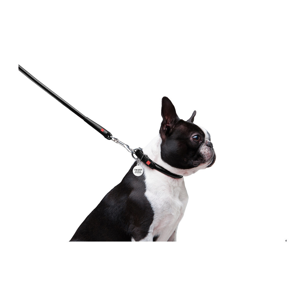 Повідець для собак WAUDOG Glamour круглий XS d 8 мм Д 122 см чорний (33771) - фото 4 Повідець для собак WAUDOG Glamour круглий XS d 8 мм Д 122 см чорний (33771) - фото 4