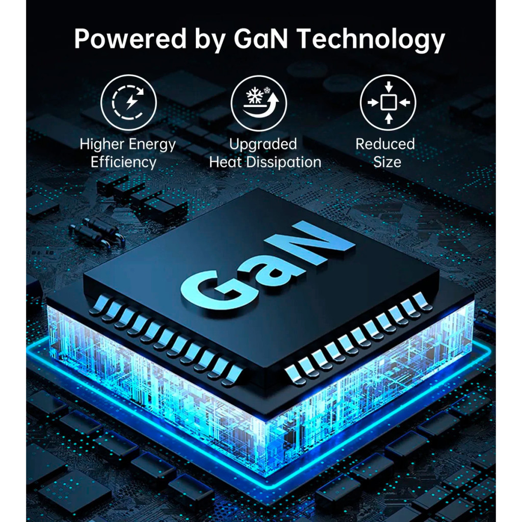 Зарядний пристрій Choetech GaN 2 USB-A / 2 USB-C 100W QC3.0/PD/PPS (PD8008-EU-WH) - фото 7 Зарядний пристрій Choetech GaN 2 USB-A / 2 USB-C 100W QC3.0/PD/PPS (PD8008-EU-WH) - фото 7