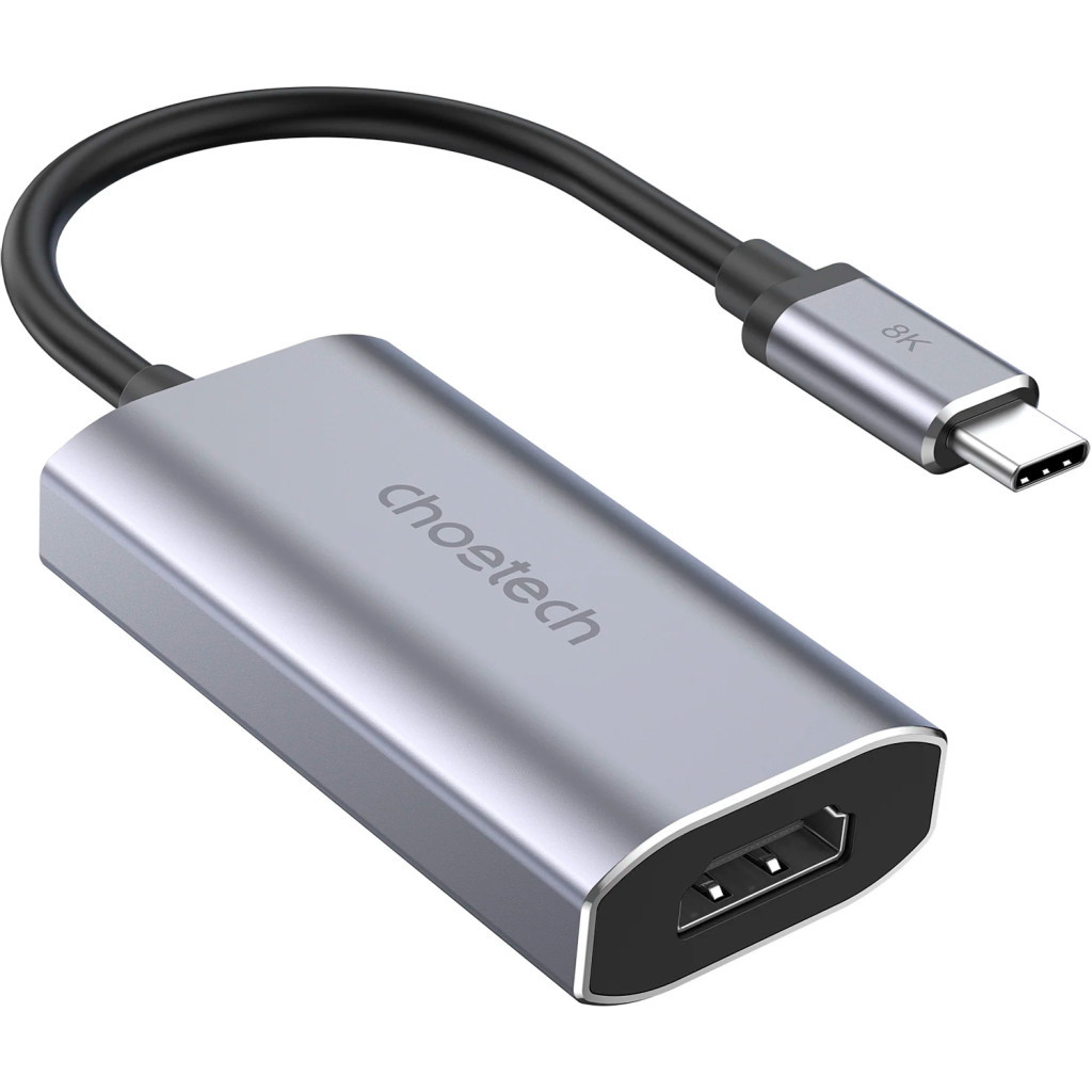 Перехідник USB-C to HDMI 8K 60 Hz Choetech (HUB-H16-GY) - фото 1