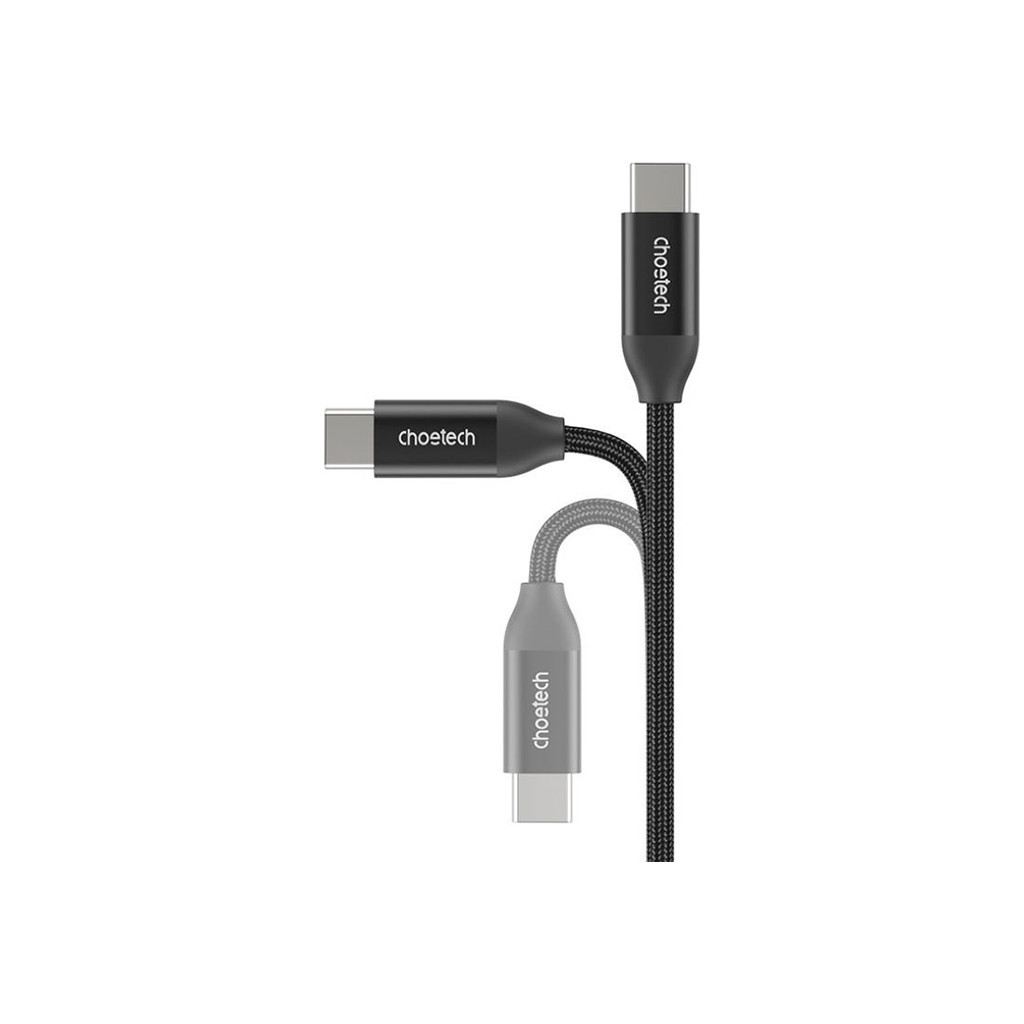 Дата кабель USB-С to USB-С 2.0m 240W USB2.0 Choetech (XCC-1036-BK) - фото 3 Дата кабель USB-С to USB-С 2.0m 240W USB2.0 Choetech (XCC-1036-BK) - фото 3