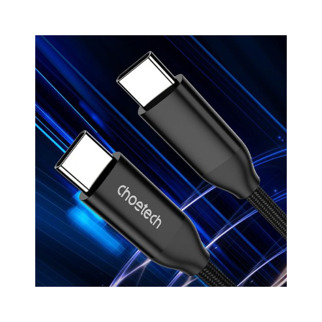 Дата кабель USB-С to USB-С 2.0m 240W USB2.0 Choetech (XCC-1036-BK) - фото 5 Дата кабель USB-С to USB-С 2.0m 240W USB2.0 Choetech (XCC-1036-BK) - фото 5