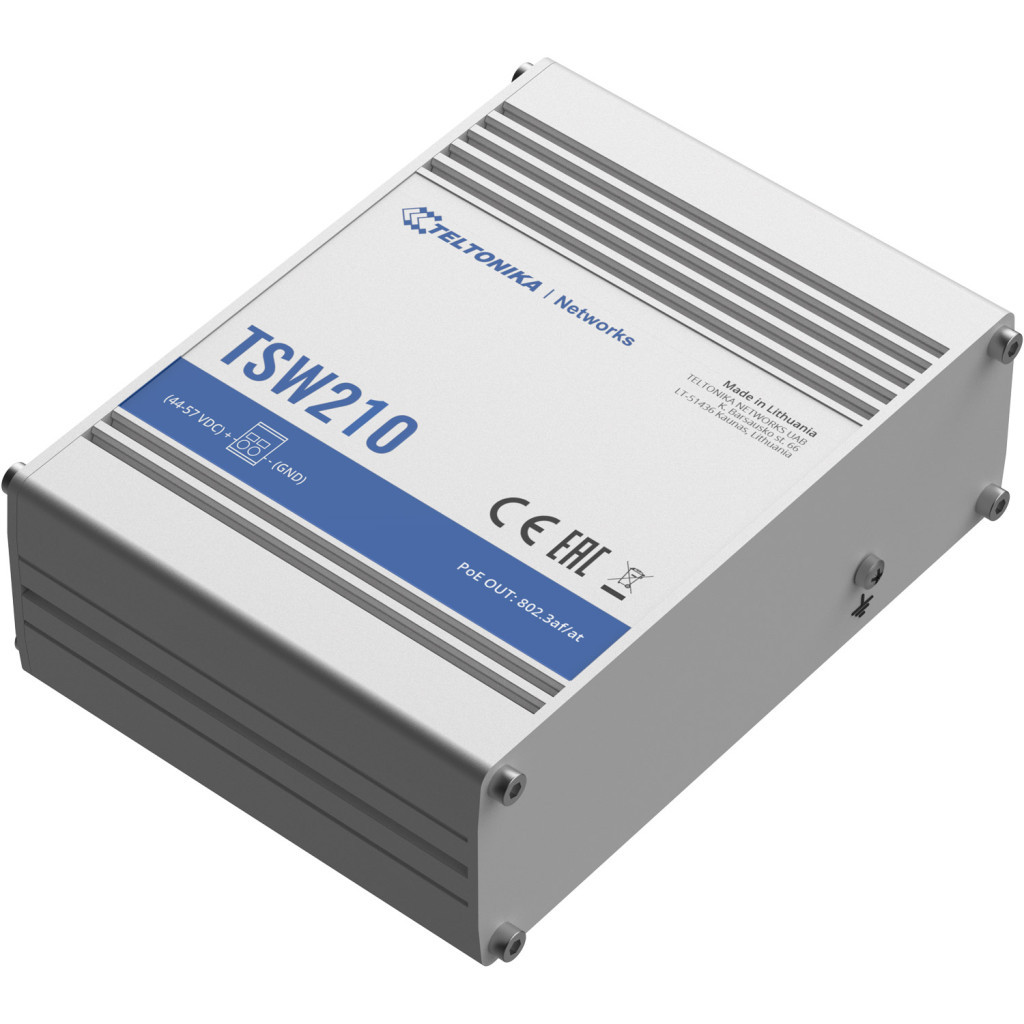 Комутатор мережевий Teltonika TSW210 - фото 2 Комутатор мережевий Teltonika TSW210 - фото 2