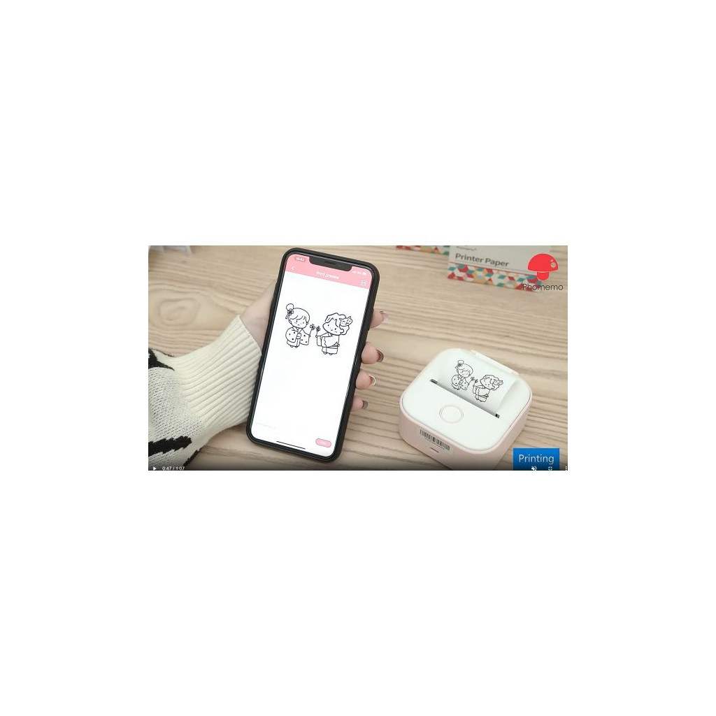 Принтер чеків UKRMARK P02BL Bluetooth, блакитний (900936) - фото 3 Принтер чеків UKRMARK P02BL Bluetooth, блакитний (900936) - фото 3